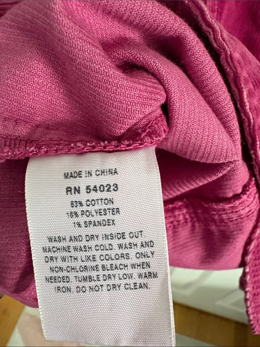 GAP 1969 Berry Pink Lily Flap Corduroy Button Front Trucker Jacket Size XL